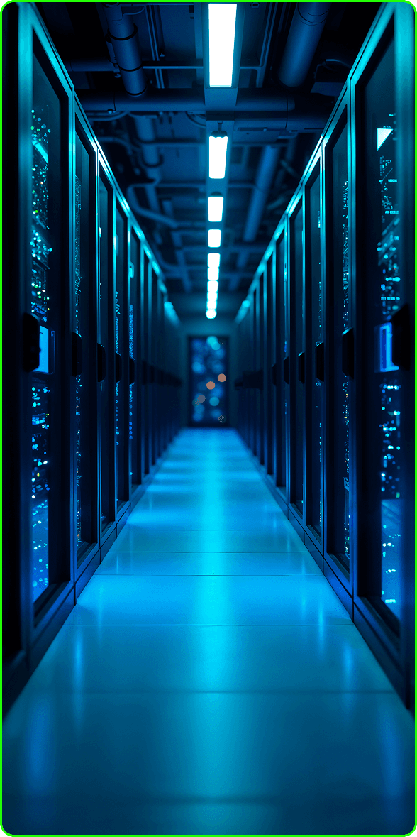 Data center aisle