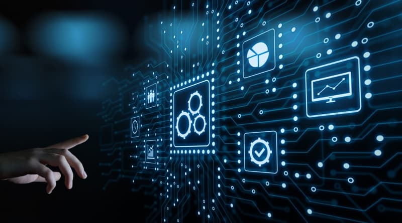 Abstract tech background